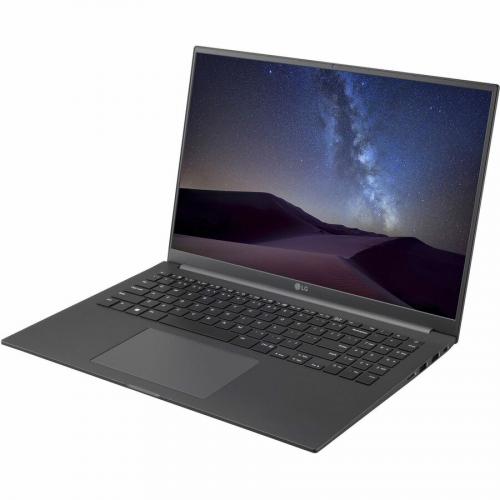 LG Ultra PC U 16U70R N.APC7U1 16" Notebook   WUXGA   1920 X 1200   AMD Ryzen 7 7730U Octa Core (8 Core) 2 GHz   16 GB Total RAM   16 GB On Board Memory   1 TB SSD   Charcoal Gray Alternate-Image2/500