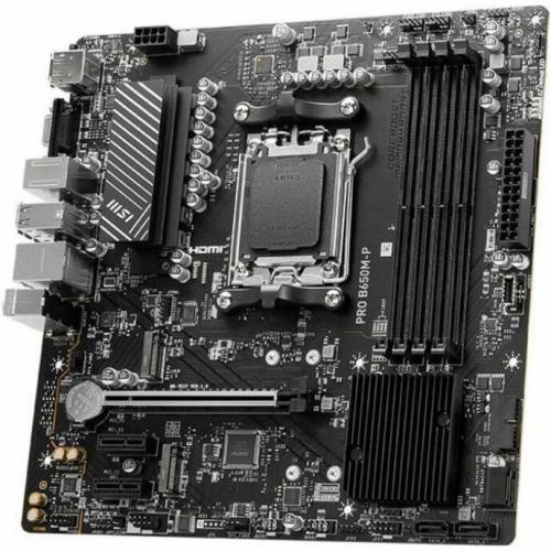 MSI B650M P Gaming Desktop Motherboard   AMD B650 Chipset   Socket AM5   Micro ATX Alternate-Image2/500