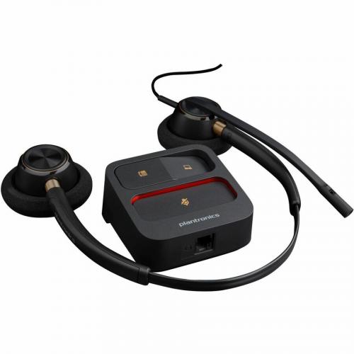 Poly EncorePro 520 With Quick Disconnect Binaural Headset TAA Alternate-Image2/500