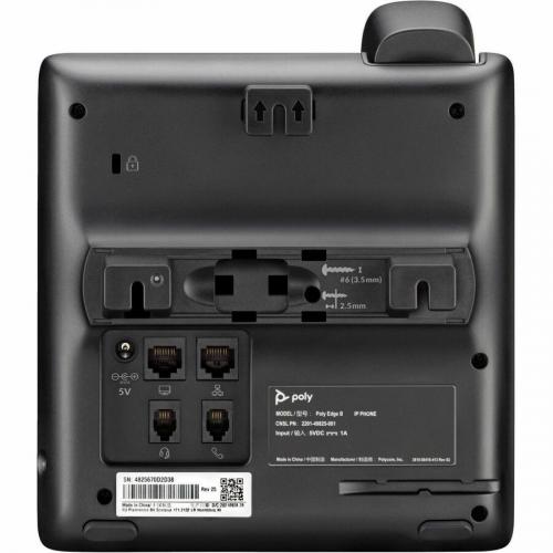 Poly Edge B30 IP Phone   Corded   Corded   Desktop, Wall Mountable   Black Alternate-Image2/500