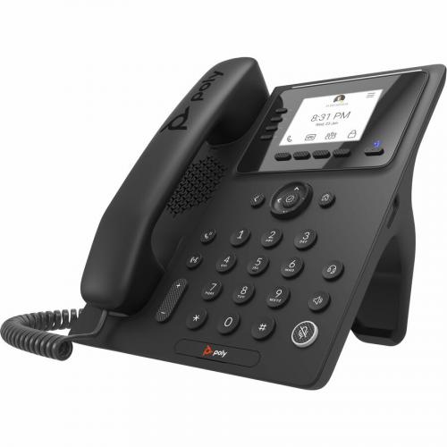 Poly CCX 350 IP Phone   Corded   Corded   Desktop, Wall Mountable   Black Alternate-Image2/500