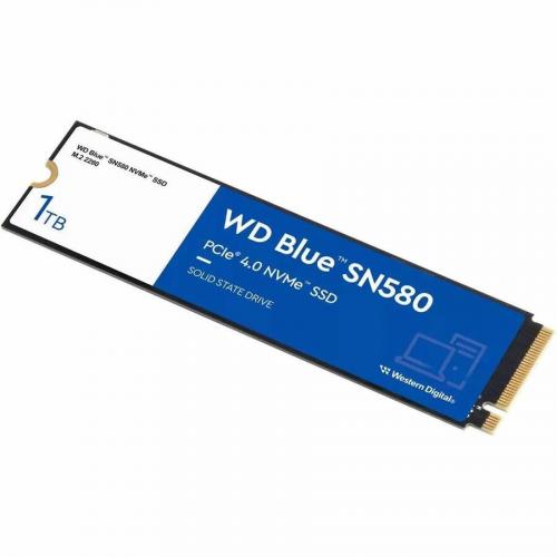 Western Digital Blue SN580 WDS100T3B0E 1 TB Solid State Drive   M.2 2280 Internal   PCI Express NVMe (PCI Express NVMe 4.0 X4)   Blue Alternate-Image2/500