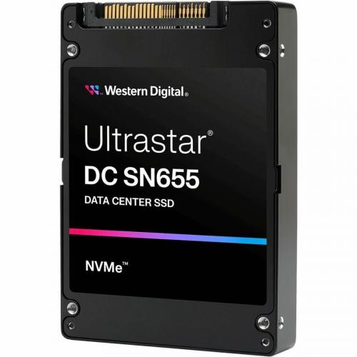 WD Ultrastar DC SN655 WUS5EA176ESP7E1 7.68 TB Solid State Drive   U.3 15 Mm Internal   PCI Express NVMe (PCI Express NVMe 4.0) Alternate-Image2/500