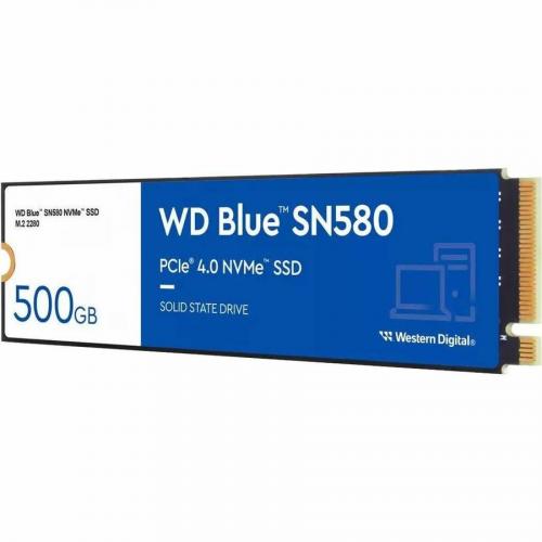 Western Digital Blue SN580 WDS500G3B0E 500 GB Solid State Drive   M.2 2280 Internal   PCI Express NVMe (PCI Express NVMe 4.0 X4)   Blue Alternate-Image2/500