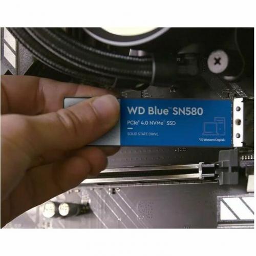 Western Digital Blue SN580 WDS250G3B0E 250 GB Solid State Drive   M.2 2280 Internal   PCI Express NVMe (PCI Express NVMe 4.0 X4) Alternate-Image2/500