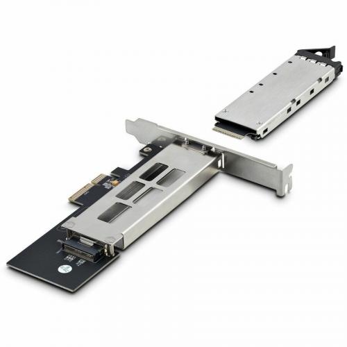 StarTech.com M.2 NVMe SSD To PCIe X4 Removable Mobile Rack For PCI Express Expansion Slot, Tool Less Installation, PCIe Hot Swap Drive Bay Alternate-Image2/500