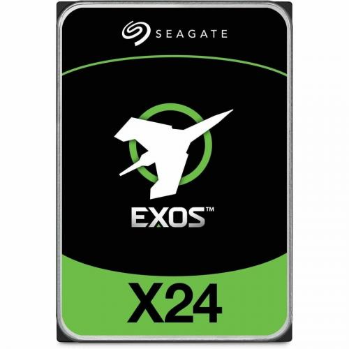 Seagate Exos X24 ST24000NM002H 24 TB Hard Drive   3.5" Internal   SATA (SATA/600)   Conventional Magnetic Recording (CMR) Method Alternate-Image2/500