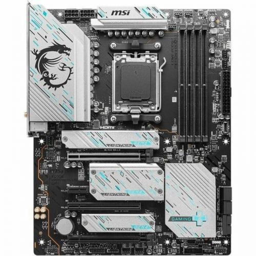 MSI X670E GAMING PLUS WIFI Gaming Desktop Motherboard   AMD X670 Chipset   Socket AM5   ATX Alternate-Image2/500
