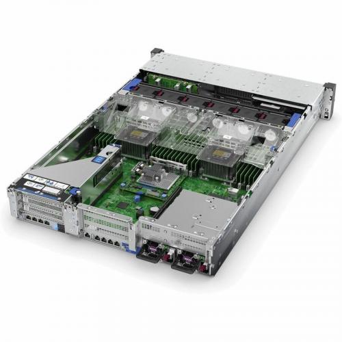 HPE ProLiant DL380 G10 2U Rack Server   1 X Intel Xeon Silver 4208 2.10 GHz   64 GB RAM   960 GB SSD   (2 X 480GB) SSD Configuration   Serial ATA, 12Gb/s SAS Controller Alternate-Image2/500