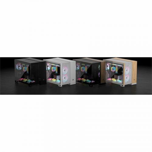 Corsair ICUE LINK 2500X RGB Micro ATX Dual Chamber PC Case   Black Alternate-Image2/500