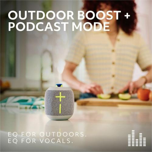 Ultimate Ears WONDERBOOM 4 Portable Waterproof Bluetooth Speaker With Big Bass And 360 Degree Sound, Dustproof Floating Speaker With 131ft (40m) Range, Blue Alternate Image2/500