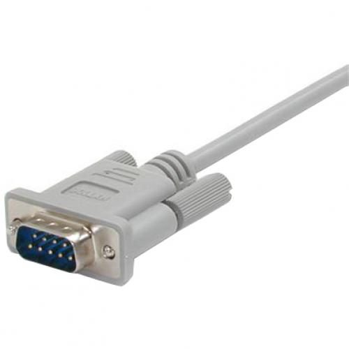 StarTech.com 15ft Straight Through DB9 Serial Cable   Mouse Extension Cable External   Gray Alternate-Image2/500