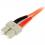 StarTech.com 2m Fiber Optic Cable   Multimode Duplex 50/125   LSZH   LC/SC   OM2   LC To SC Fiber Patch Cable Alternate-Image3/500