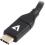 V7 Black USB Cable USB 3.0 A Female To USB C Male 0.3m 1ft Alternate-Image3/500