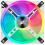 Corsair QL Series, ICUE QL120 RGB, 120mm RGB LED PWM White Fan, Single Fan Alternate-Image3/500