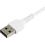 StarTech.com 12inch/30cm Durable White USB A To Lightning Cable, Rugged Heavy Duty Charging/Sync Cable For Apple IPhone/iPad MFi Certified Alternate-Image3/500