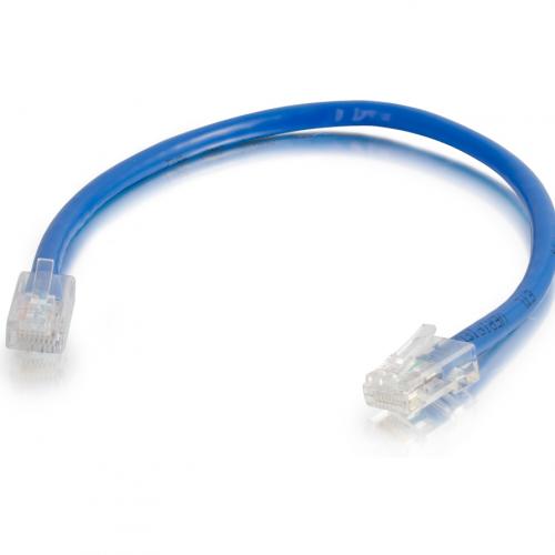 C2G 7ft Cat5e Ethernet Cable   Non Booted Unshielded (UTP)   Blue Alternate-Image3/500