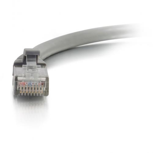 C2G 14ft Cat5e Ethernet Cable   Snagless Unshielded (UTP)   Gray Alternate-Image3/500