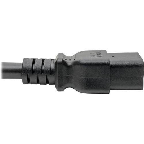 Eaton Tripp Lite Series Power Cord, C19 To NEMA 5 20P   Heavy Duty, 20A, 125V, 12 AWG, 10 Ft. (3.05 M), Black Alternate-Image3/500