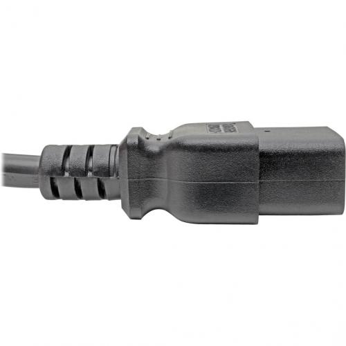 Eaton Tripp Lite Series Power Extension Cord, C19 To C20   Heavy Duty, 20A, 250V, 12 AWG, 6 Ft. (1.83 M), Black Alternate-Image3/500