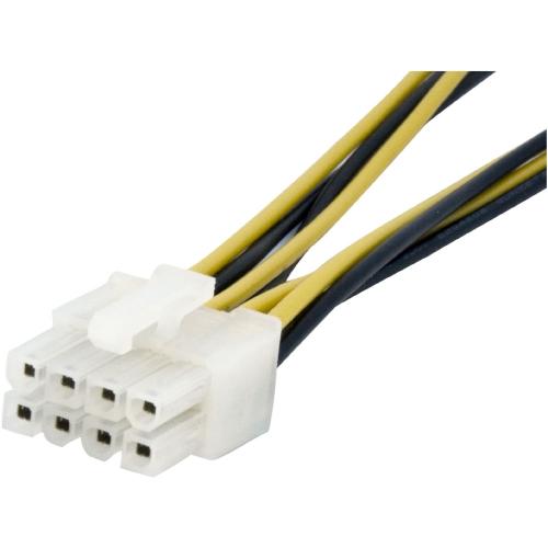 StarTech.com 6in 4 Pin To 8 Pin EPS Power Adapter With LP4   F/M Alternate-Image3/500