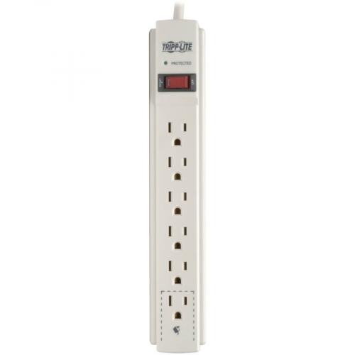 Eaton Tripp Lite Series Protect It! 6 Outlet Surge Protector, 6 Ft. Cord, 790 Joules, Diagnostic LED, Light Gray Housing Alternate-Image3/500