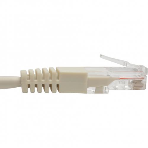 Eaton Tripp Lite Series Cat5e 350 MHz Molded (UTP) Ethernet Cable (RJ45 M/M), PoE   White, 3 Ft. (0.91 M) Alternate-Image3/500