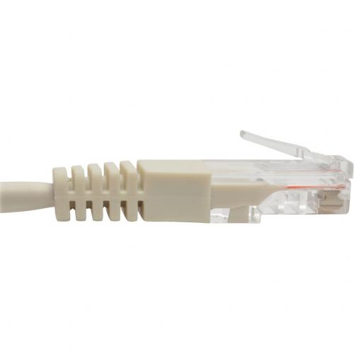 Eaton Tripp Lite Series Cat5e 350 MHz Molded (UTP) Ethernet Cable (RJ45 M/M), PoE   White, 10 Ft. (3.05 M) Alternate-Image3/500