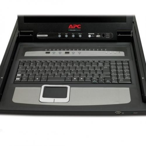 APC By Schneider Electric 17" Rack LCD Console With Integrated 16 Port Analog KVM Switch Alternate-Image3/500