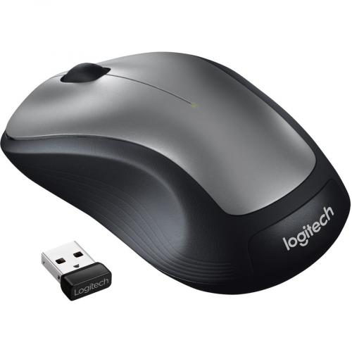 Logitech M310 Wireless Mouse, 2.4 GHz With USB Nano Receiver, 1000 DPI Optical Tracking, 18 Month Battery, Ambidextrous, Compatible With PC, Mac, Laptop, Chromebook (SILVER) Alternate-Image3/500