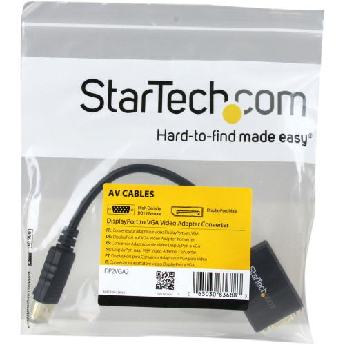 StarTech.com DisplayPort To VGA Video Adapter Converter Alternate-Image3/500