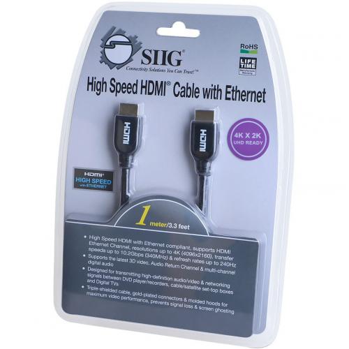 SIIG CB H20412 S1 HDMI Cable Alternate-Image3/500