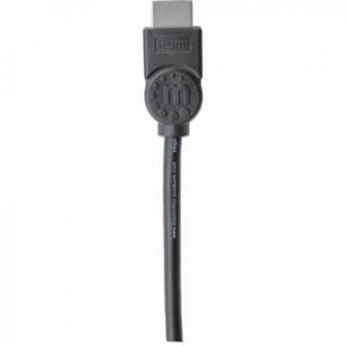 Manhattan HDMI Male To Male High Speed Shielded Cable With Ethernet, 16.5', Black Alternate-Image3/500