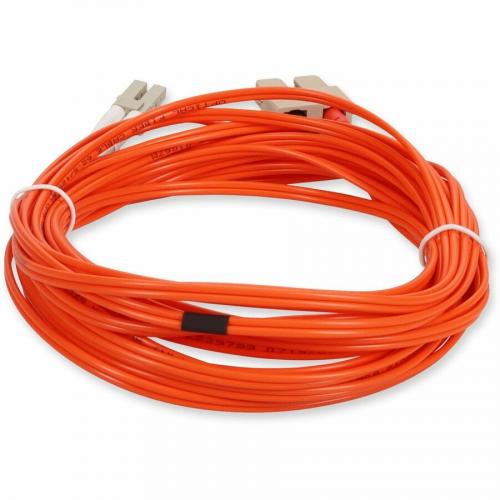 AddOn 3m LC (Male) To SC (Male) Orange OM1 Duplex Fiber OFNR (Riser Rated) Patch Cable Alternate-Image3/500