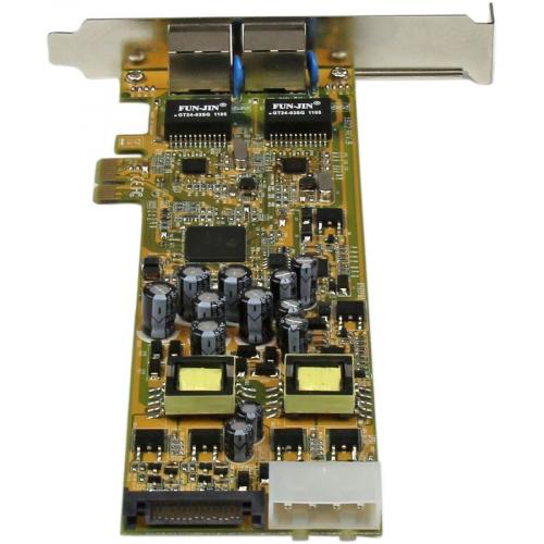 StarTech.com Dual Port PCI Express Gigabit Ethernet PCIe Network Card Adapter   PoE/PSE Alternate-Image3/500