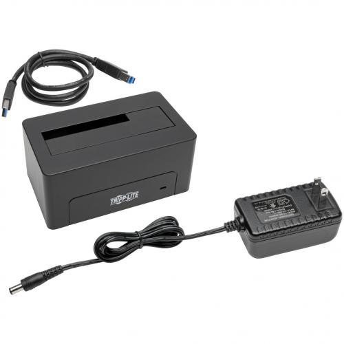 Tripp Lite USB 3.0 SuperSpeed To SATA External Hard Drive Docking Station For 2.5in Or 3.5in HDD Alternate-Image3/500