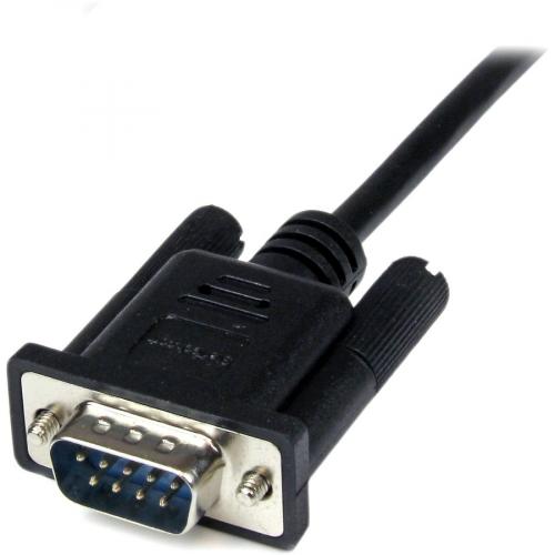 StarTech.com 2m Black DB9 RS232 Serial Null Modem Cable F/M Alternate-Image3/500