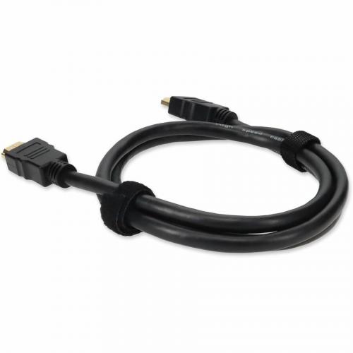 10ft HDMI 1.4 Male To HDMI 1.4 Male Black Cable For Resolution Up To 4096x2160 (DCI 4K) Alternate-Image3/500