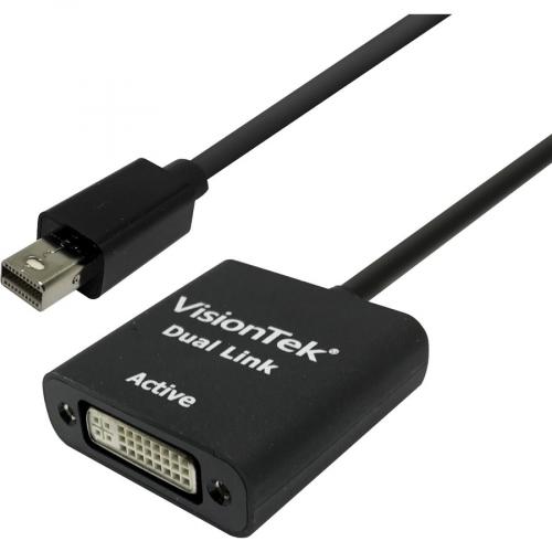 VisionTek Mini DisplayPort To DVI D Dual Link Adapter (M/F) Alternate-Image3/500