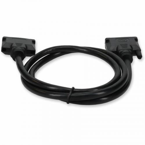 5PK 1ft DVI D Dual Link (24+1 Pin) Male To DVI D Dual Link (24+1 Pin) Male Black Cables For Resolution Up To 2560x1600 (WQXGA) Alternate-Image3/500