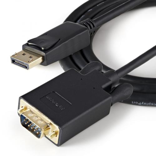 StarTech.com 3ft (1m) DisplayPort To VGA Cable, Active DisplayPort To VGA Adapter Cable, 1080p Video, DP To VGA Monitor Converter Cable Alternate-Image3/500