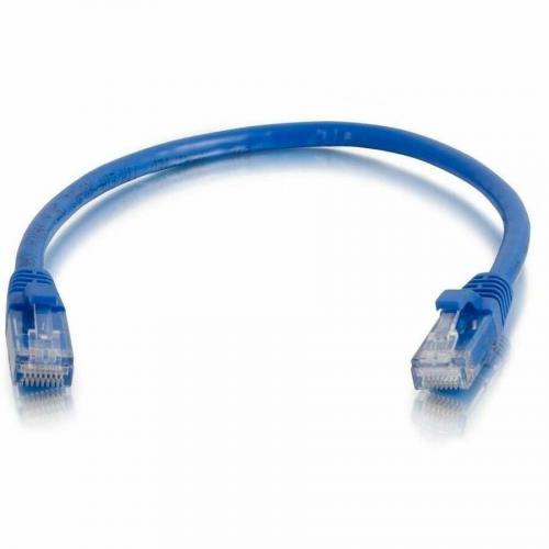 C2G 15ft Cat6a Snagless Unshielded (UTP) Ethernet Cable   Cat6a Network Patch Cable   Blue Alternate-Image3/500