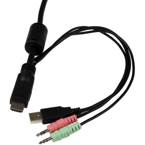 StarTech.com 2 Port USB HDMI Cable KVM Switch With Audio And Remote Switch &acirc;&euro;" USB Powered Alternate-Image3/500