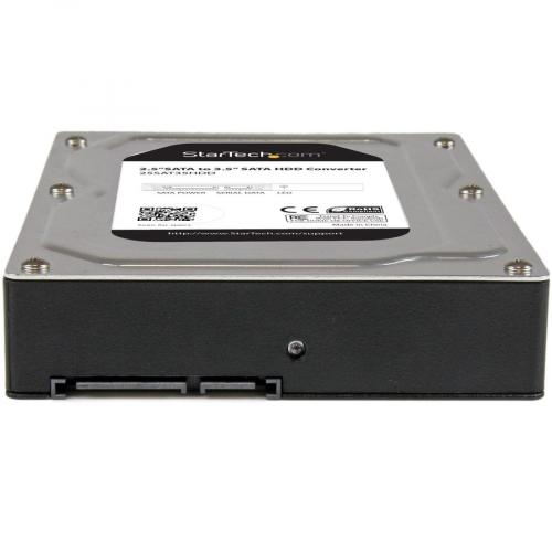 StarTech.com 2.5" To 3.5" SATA Aluminum Hard Drive Adapter Enclosure With SSD / HDD Height Up To 12.5mm Alternate-Image3/500
