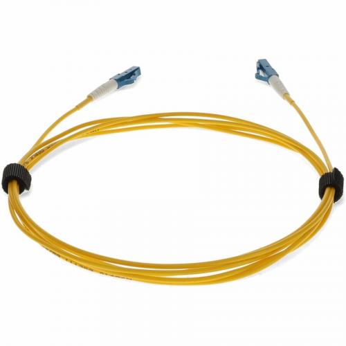 AddOn 3m LC (Male) To LC (Male) Yellow OS2 Simplex Fiber OFNR (Riser Rated) Patch Cable Alternate Image3/500