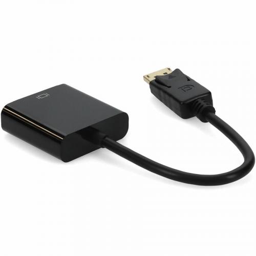 DisplayPort 1.2 Male To DVI D Dual Link (24+1 Pin) Female Black Adapter Which Requires DP++ For Resolution Up To 2560x1600 (WQXGA) Alternate-Image3/500