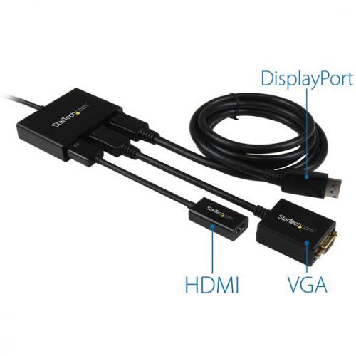 StarTech.com 3 Port DisplayPort 1.2 Splitter, DisplayPort To 3x DP Multi Monitor Adapter, Dual 4K 30Hz And 1080p Computer MST Hub, Windows Alternate-Image3/500