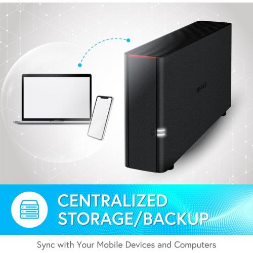 Buffalo LinkStation 210 4TB Personal Cloud Storage With Hard Drives Included Alternate-Image3/500