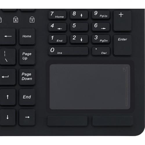 Adesso Antimicrobial Waterproof Touchpad Keyboard Alternate-Image3/500