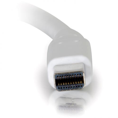 C2G 6ft Mini DisplayPort Extension Cable M/F   White Alternate-Image3/500